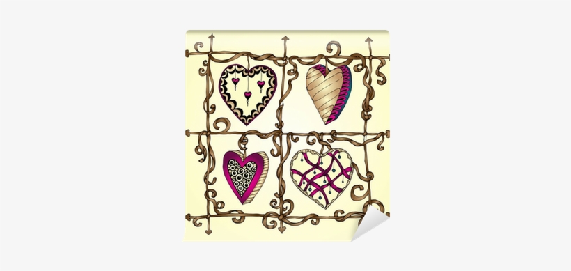 Heart Doodle Coloring Pages, transparent png #4228111