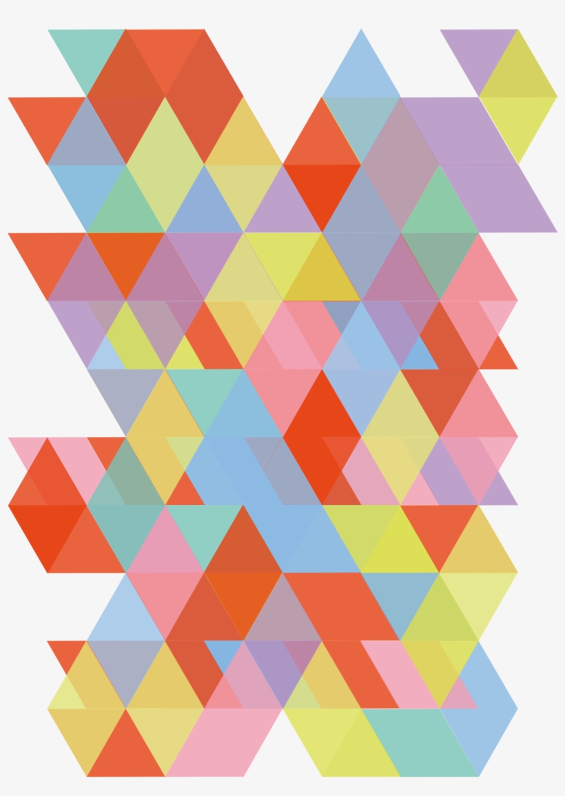 Colour & Shape Experimentation - Triangle, transparent png #4228477