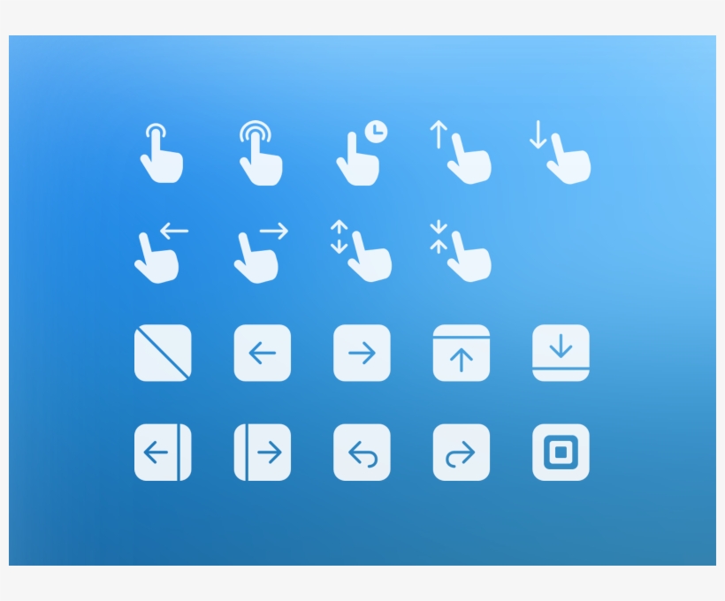Gesture And Transition Icons - 進 研 ゼミ 中 1, transparent png #4228839
