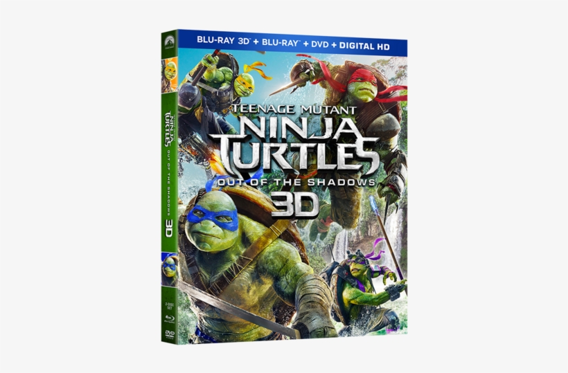 Hollywood Teenage Mutant Ninja Turtles - Teenage Mutant Ninja Turtles Out Of The Shadows 3d, transparent png #4228899
