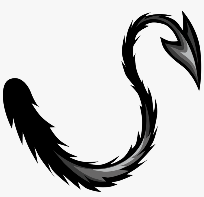 Demon Demontail Tail Freetoedit - Demons Tail Png, transparent png #4229547