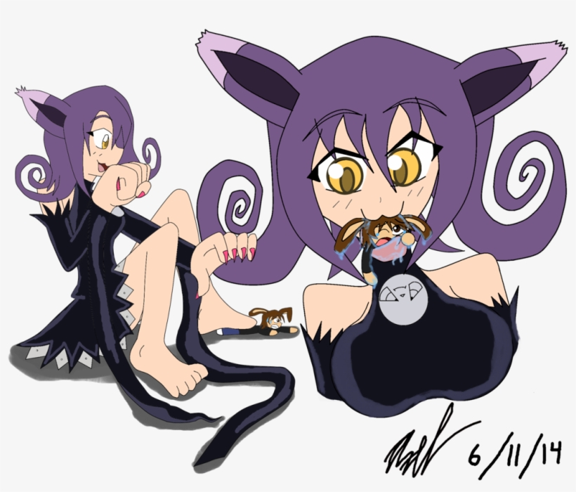 Cat Blair Noms Her Tiny Treat - Fan Art, transparent png #4229681