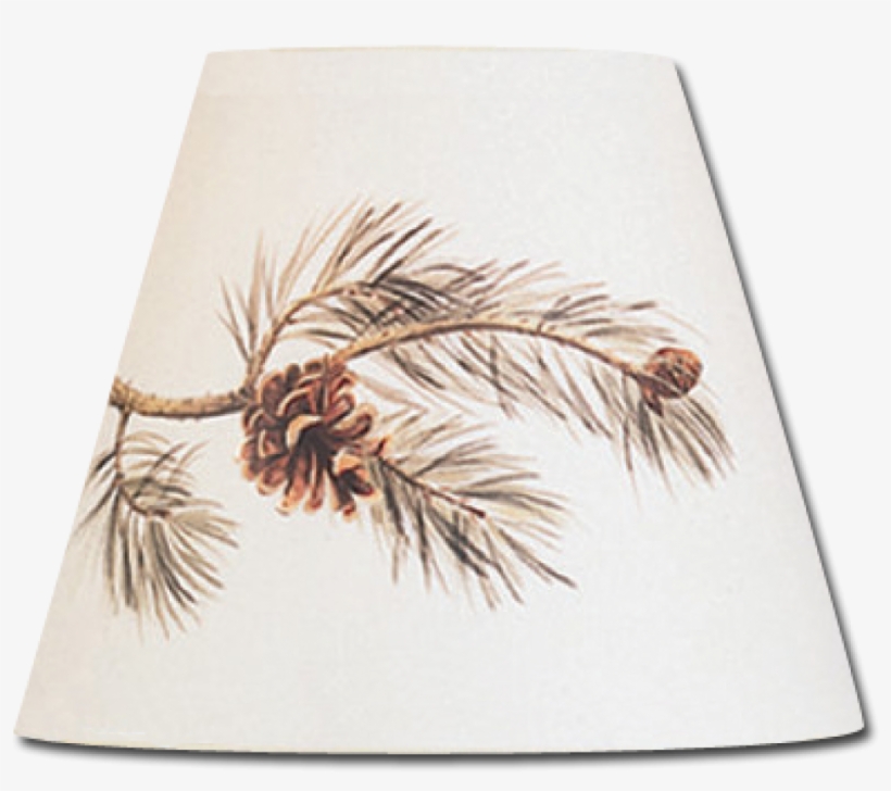 Pinebough - Pine Cone Lamp Shade, transparent png #4229846