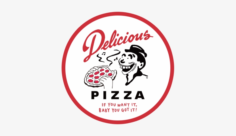 Delicious Pizza Logo - Delicious Vinyl Pizza, transparent png #4229878