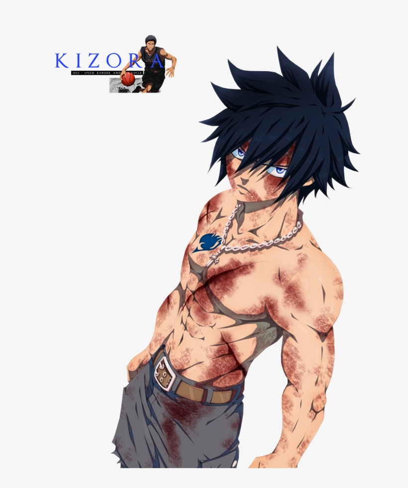 Gray Fairy Tail Demon Slayer - Gray Demon Slayer Png, transparent png #4230193