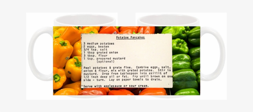 Potatoe Pancakes Recipe Mug - Recipe, transparent png #4231013