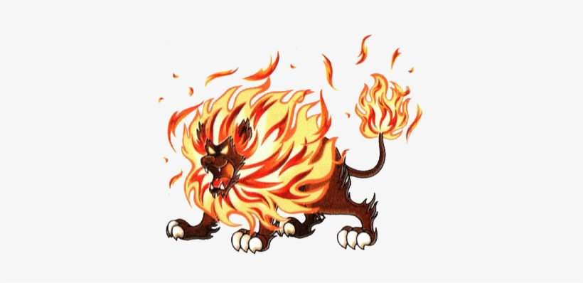 Knid Fire Lion Artwork - Kirby Kssu Fire Lion, transparent png #4231962