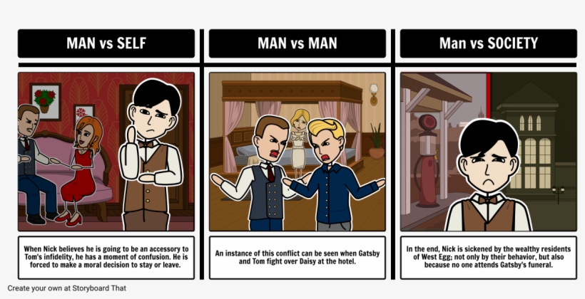 The Great Gatsby - Great Gatsby Cartoon Characters, transparent png #4232438