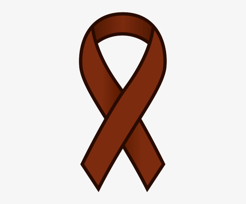 Ribbon Sticker Icon Brown - Brown Ribbon, transparent png #4232933