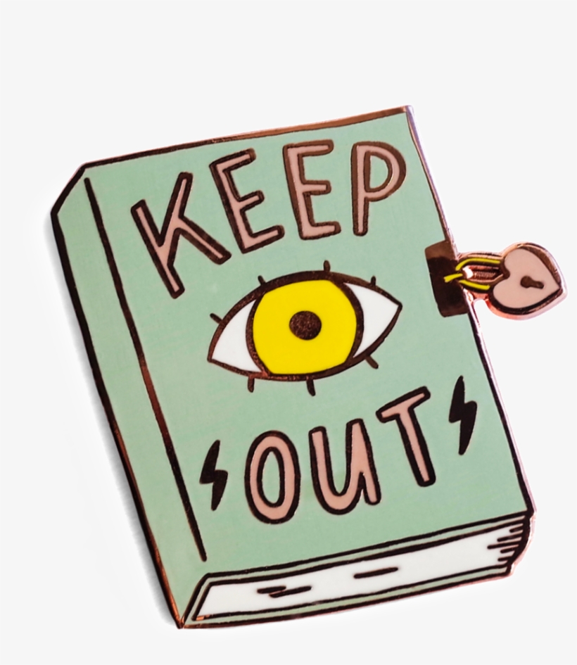 Keep Out Pin - Keep Out Diary, transparent png #4232981