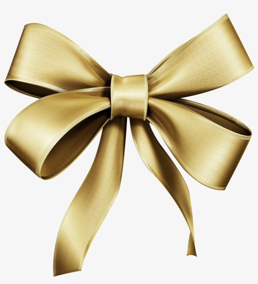 Golden Bow Transparent Decorative - Semana Mundial Do Aleitamento Materno, transparent png #4233093