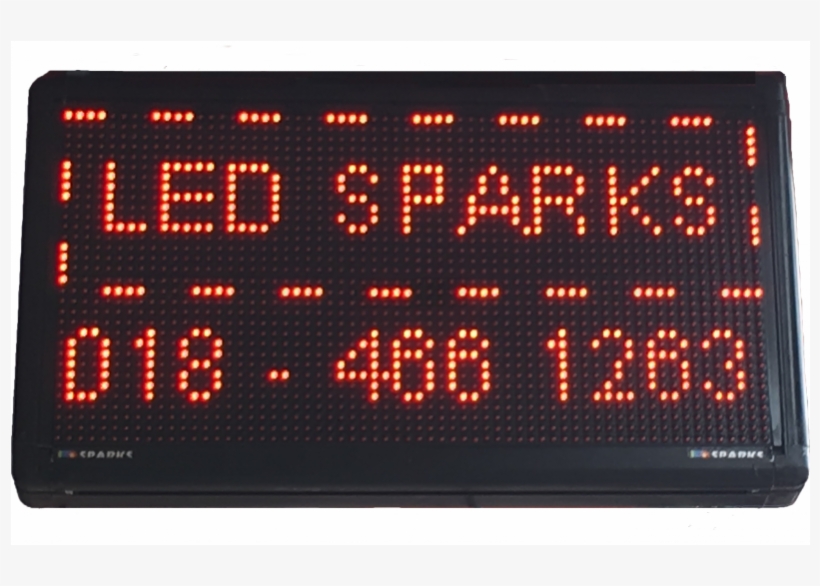Led Display Board-red - Led Display, transparent png #4233164