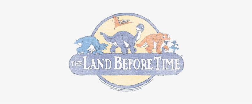 Land Before Time Retro Logo Men's Long Sleeve T-shirt - Land Before Time, transparent png #4233268