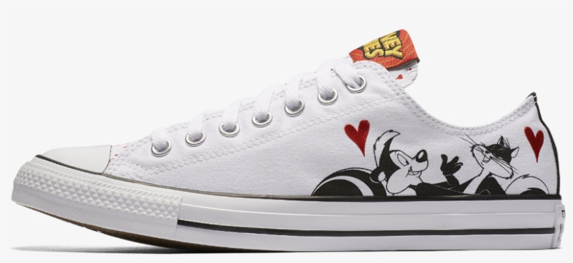 Converse Chuck Taylor All Star Looney Tunes Pepe Le - Converse Looney Tunes Shoes, transparent png #4233316