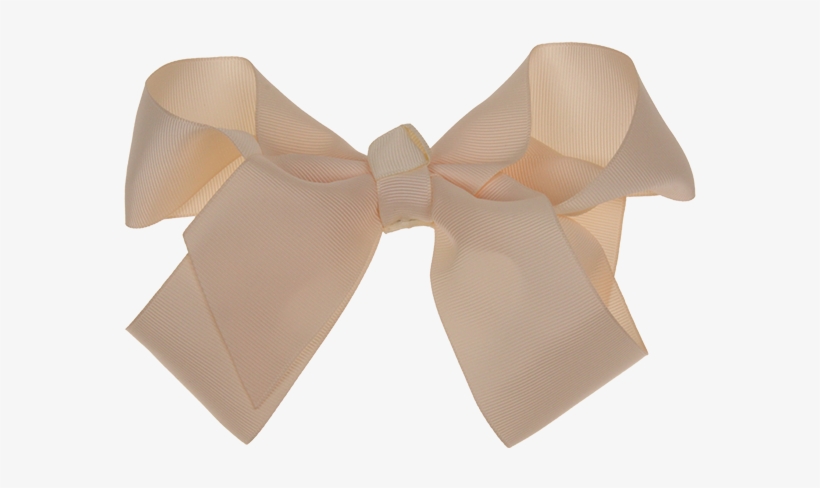 Rwc41703 18cm Ribbon Bow Cream - Satin, transparent png #4233608