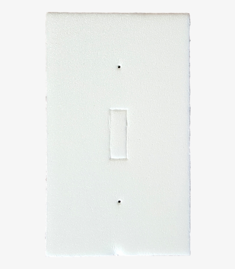 Foam Insulating Gasket Light Switch - Slope, transparent png #4234100
