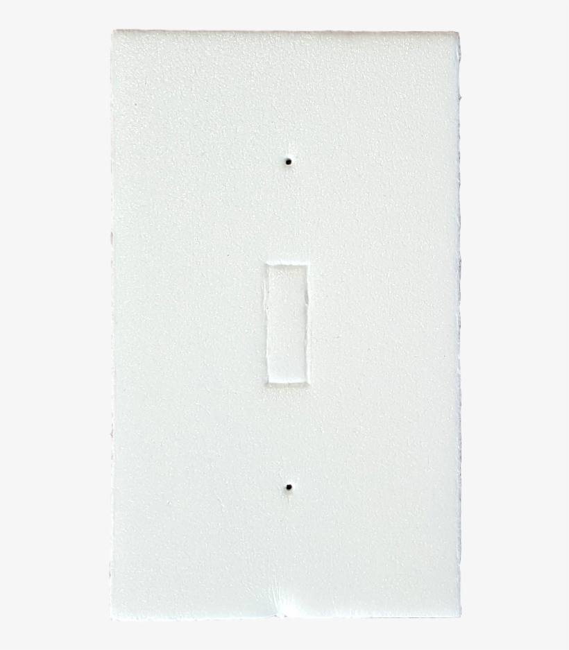 Foam Insulating Gasket Light Switch - Slope, transparent png #4234100