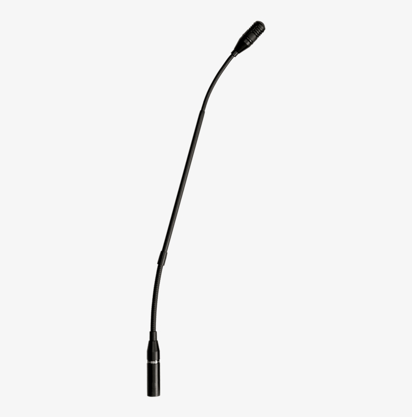 Pa Gooseneck Microphone - Microphone, transparent png #4234129