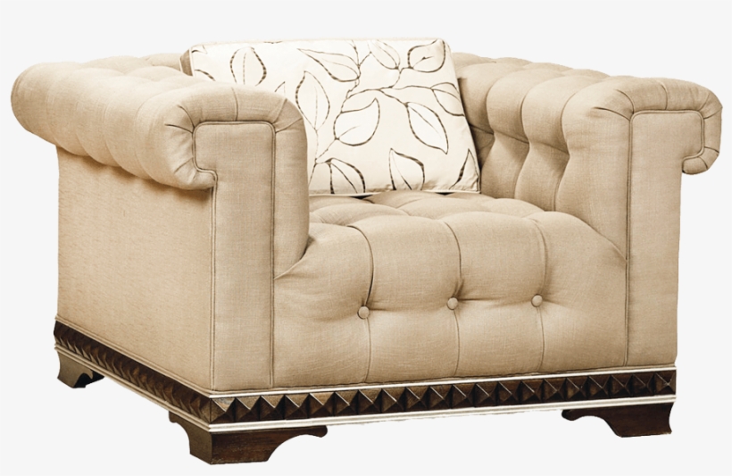 Armchair Vintage Sideview Png - Couch, transparent png #4234361