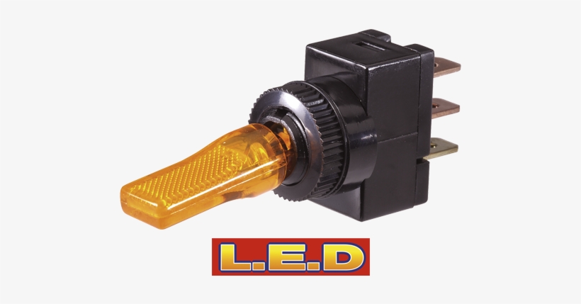 12 Volt Starter Switch With Red L.e.d, transparent png #4234513