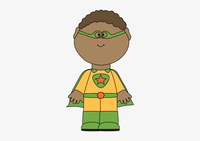 Back To School Clipart Superhero - Little Boy Super Hero Clipart, transparent png #4234575