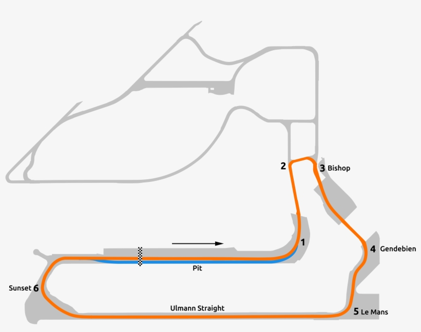 The School Layout Is - Sebring International Raceway, transparent png #4234598