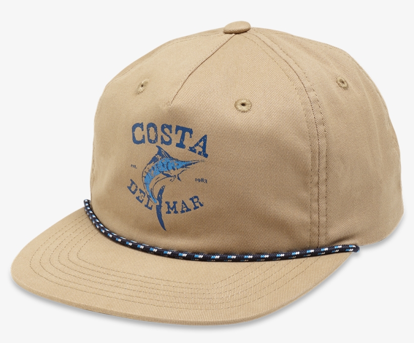 Costa Del Mar Twill Captains Hat In Khaki, Angle - Hat, transparent png #4234746