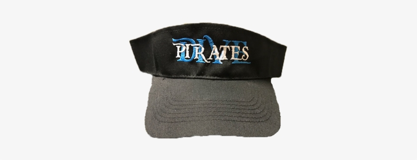 Black Visa Embroidered With Dive Pirates Logo In White - Logo, transparent png #4234767