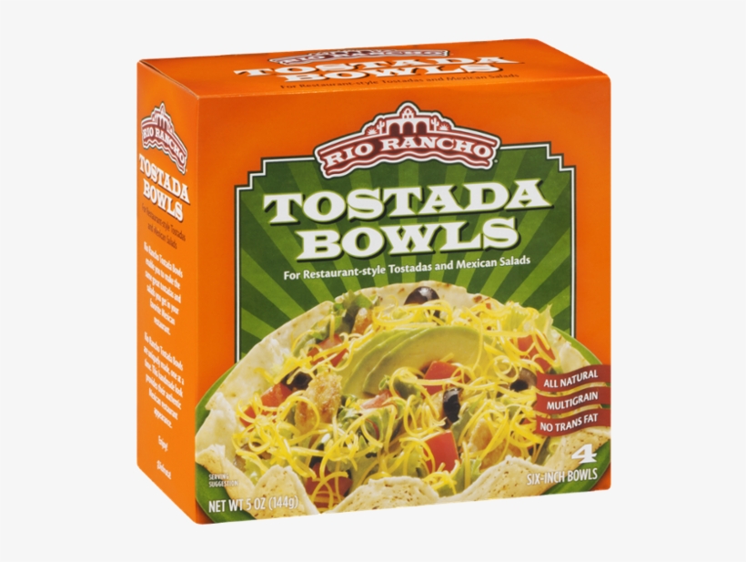 Rio Rancho Gluten Free Tostada Bowl, 4 Count By Rio, transparent png #4234900