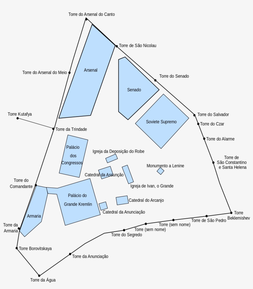 Open - Saint Basil's Cathedral Map, transparent png #4235492