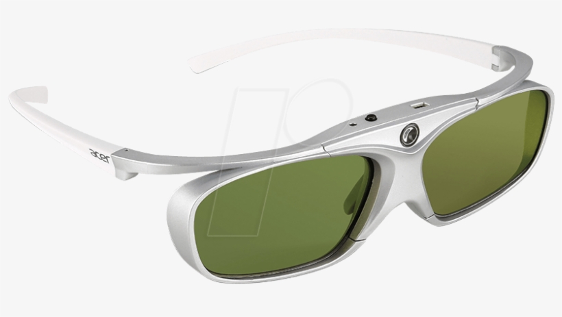 Acer Dlp 3d Shutter Glasses Acer Mc - Acer - E4w Dlp - 3d Glasses - Active Shutter - White,, transparent png #4236054
