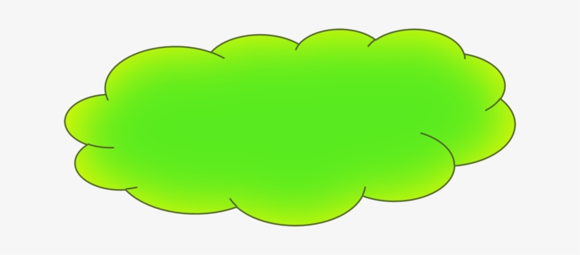 Green Cloud, transparent png #4236444