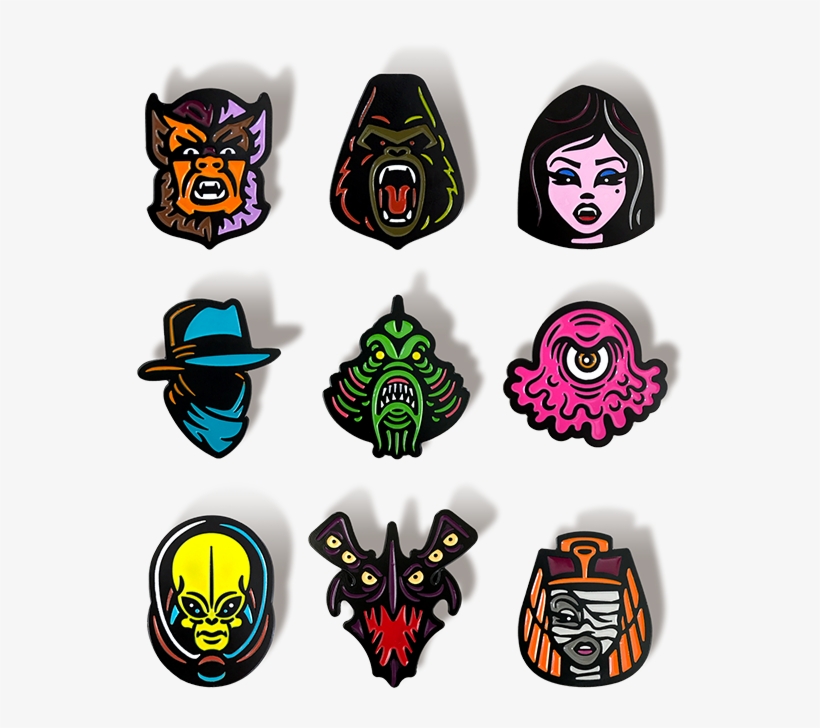 Campy Creatures Mystery Enamel Pin, transparent png #4236612