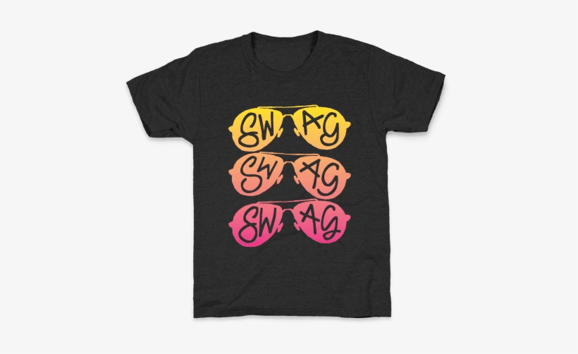 Swag Glasses Kids T-shirt - T-shirt, transparent png #4236892