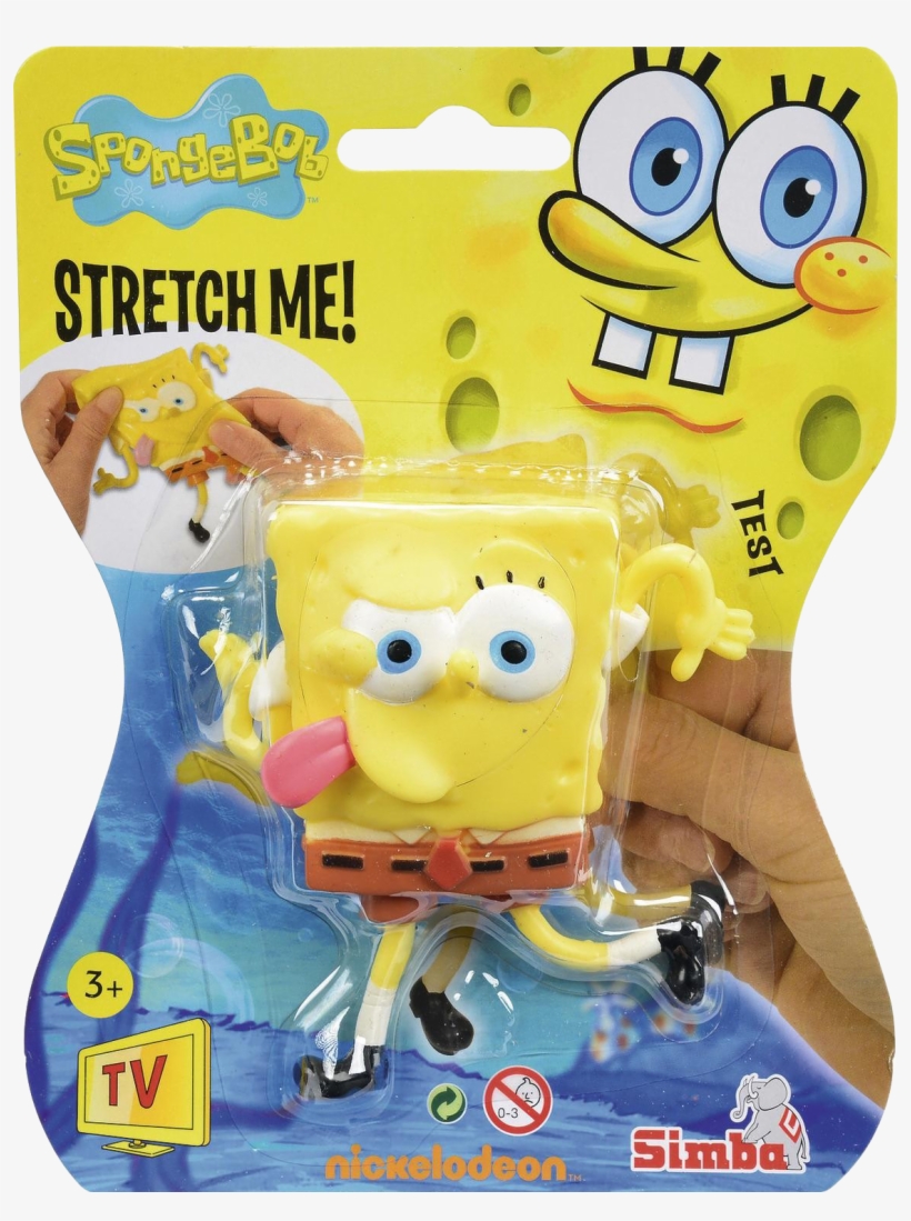 Spongebob Stretch Figurine - Nickelodeon Sheet Set, Nickelodeon Spongebob Squarepants,, transparent png #4236893