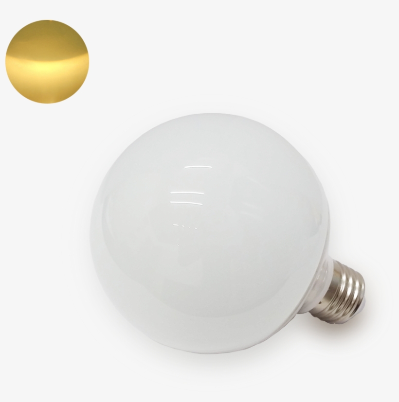 E27 10w Led Light Bulb Warm White - Foco Blanco Globo, transparent png #4237375