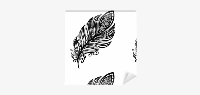 Peerless Decorative Feather , Patterned Design, Tattoo - Droid Maxx Case, Xt1080/m Case, Droid Ultra Case,beyond, transparent png #4237600