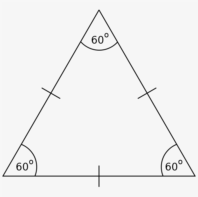 Drawing Of Equilateral Triangle, transparent png #4237927