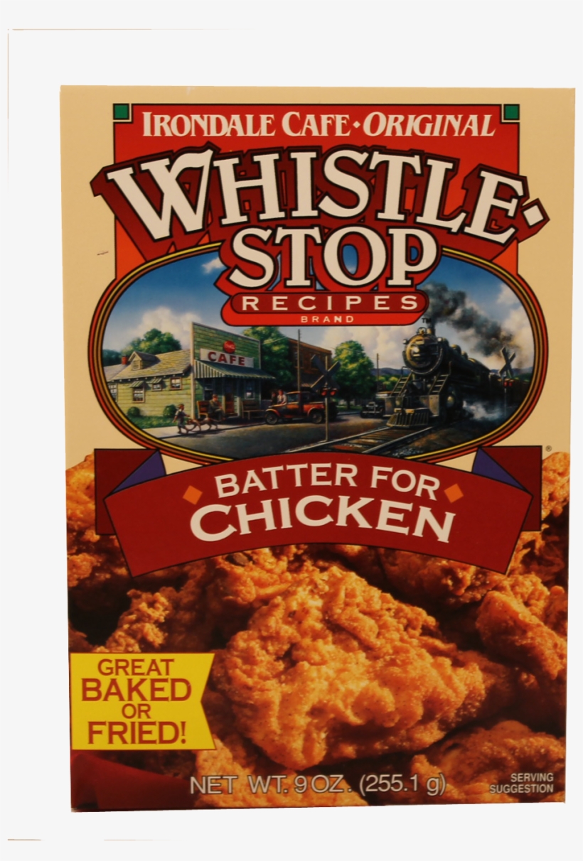 Chicken Batter Mix 9oz - Whistle Stop Recipes Fried Green Tomato Batter Mix, transparent png #4238372