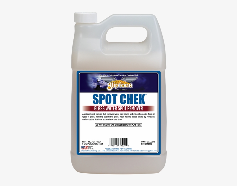Glass Water Spot Remover 1 Gallon - Gallon, transparent png #4239059
