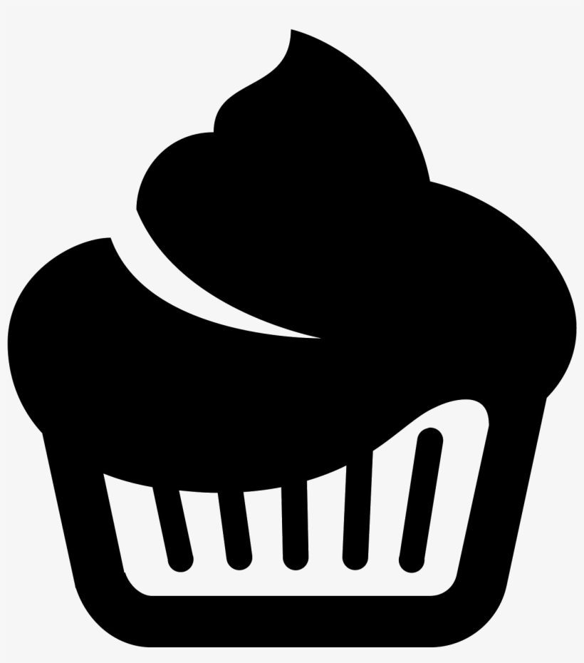 Its A Cupcake With A Large Portion Of Frosting Which - Confectionery Icon, transparent png #4239556