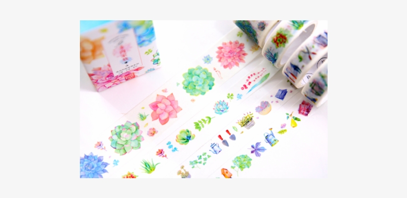 Set De Cintas Jardinería - Adhesive Tape, transparent png #4239592