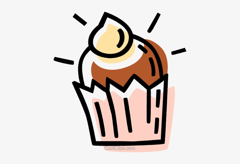 Cupcake Royalty Free Vector Clip Art Illustration - Clip Art, transparent png #4239666