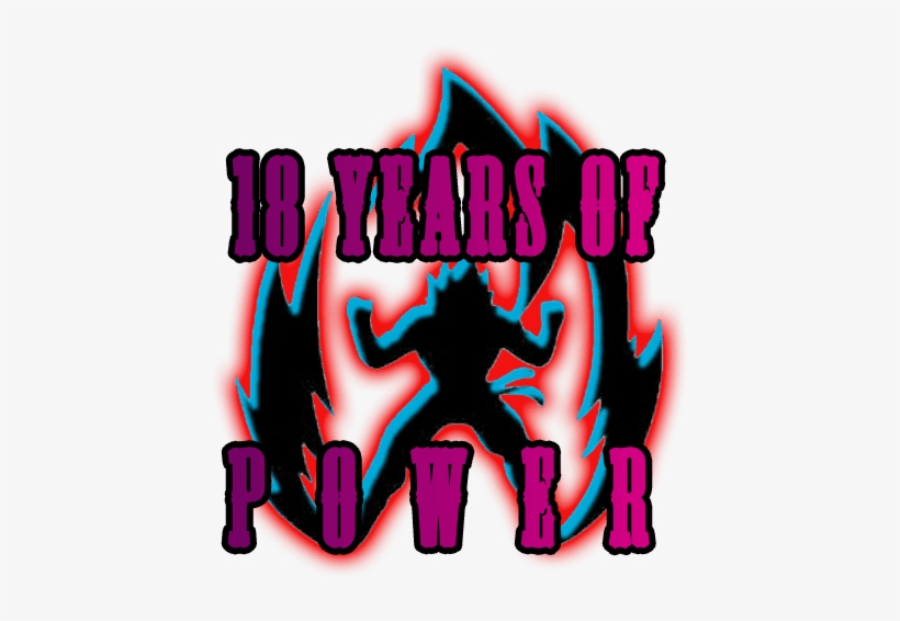 Majin Planet 18 Years Of Power - Graphic Design, transparent png #4240170