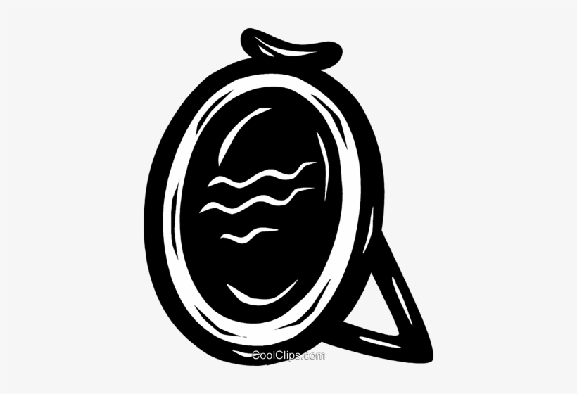 Make-up Mirror Royalty Free Vector Clip Art Illustration - Emblem, transparent png #4240230