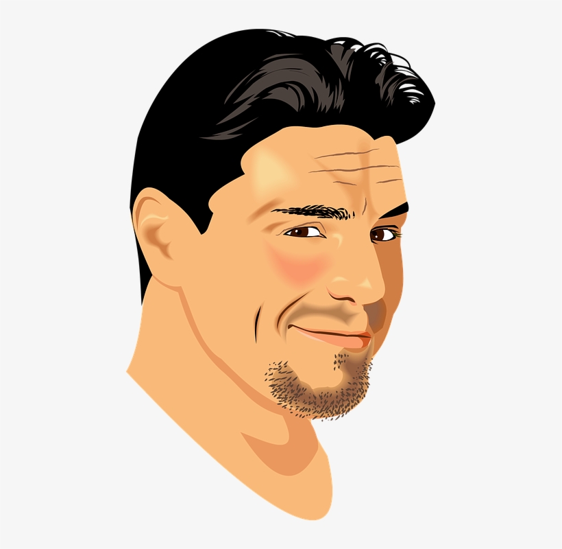 Dark Hair Man Cartoon, transparent png #4240478