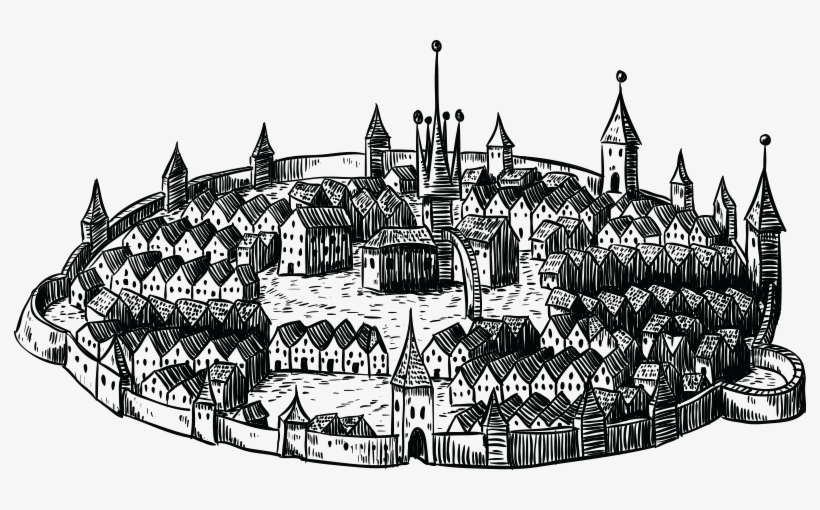 Medias, The Medieval Fortress - Illustration, transparent png #4240889