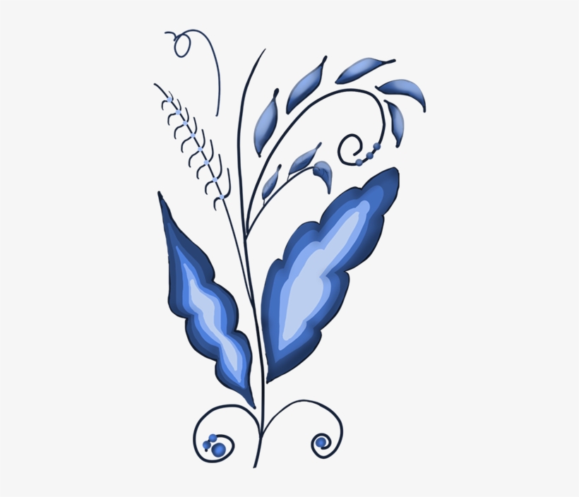 Scrap De Flores Azules - Flores Azul Rey Png - Free Transparent PNG  Download - PNGkey