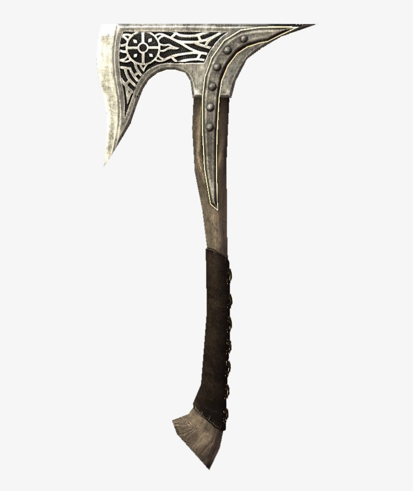 Dawnguardruneaxe - The Elder Scrolls V: Skyrim, transparent png #4241013