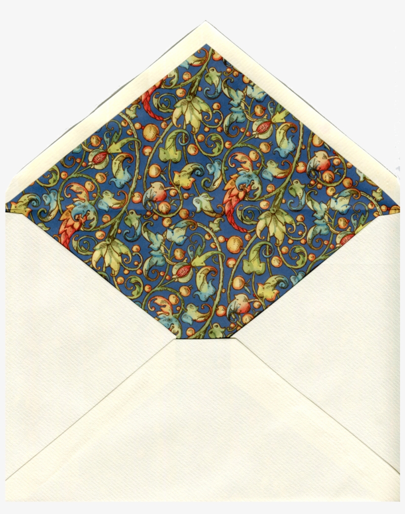 Sobre Enredadera Fondo Azul - Kartos Ramis Italian Wrapping Paper, Folded, transparent png #4241043